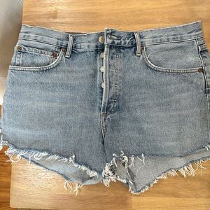 Agolde Parker vintage cut off jean shorts size 29